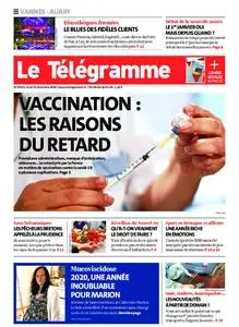 Le Télégramme Vannes – 31 décembre 2020