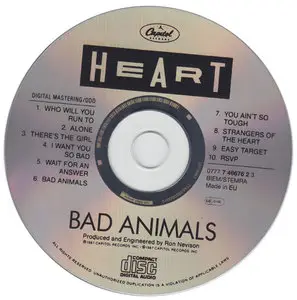 Heart - Bad Animals (1987)