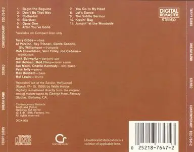 Terry Gibbs - Dream Band (1959) {Contemporary CCD-7647-2 rel 1986}