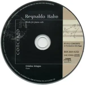 Reynaldo Hahn - Works for piano solo (2012) {4CD+DVD Box Set, Concerto Box 2015}