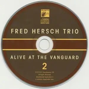 Fred Hersch Trio - Alive At The Vanguard [2CD's] (2012)