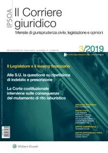 Il Corriere Giuridico - Marzo 2019