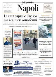 la Repubblica Napoli - 4 Novembre 2023