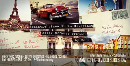 Romantic Photo Video Slideshow - Project for After Effects (VideoHive)