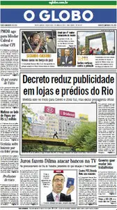 Jornal O Globo - 1 de maio de 2012 - Terça