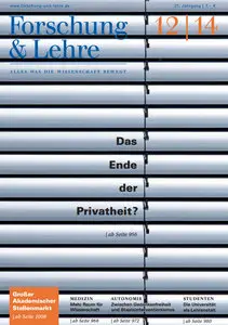 Forschung & Lehre - Dezember Ausgabe - 2014