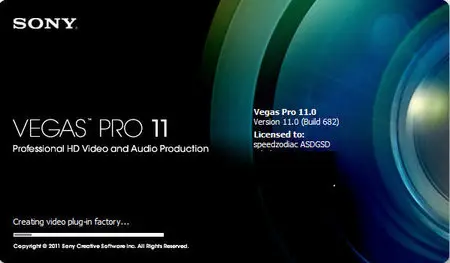 Sony Vegas Pro 11.0 Build 682 Portable