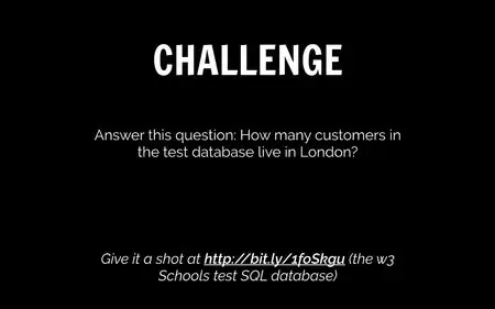 SQL for Marketers