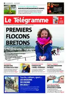 Le Télégramme Vannes – 04 janvier 2021