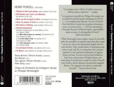 Philippe Herreweghe, Collegium Vocale - Henry Purcell: Funeral Sentences (2002)