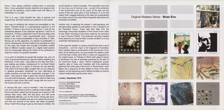 Brian Eno - Discreet Music (1975) {2009 Virgin DSD Remaster}