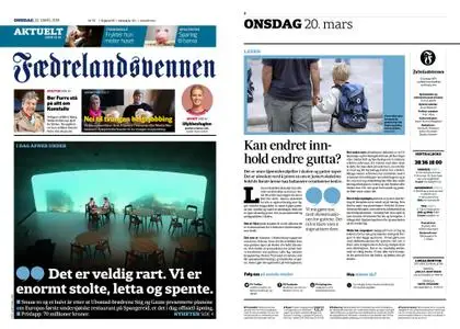 Fædrelandsvennen – 20. mars 2019