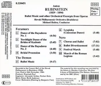 Michael Halász, Slovak Philharmonic Orchestra - Anton Rubinstein: Balet Music - Feramors, The Demon, Nero (1990)