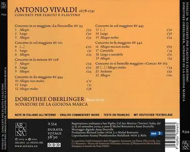 Dorothee Oberlinger, Sonatori de la Gioiosa Marca - Antonio Vivaldi: Concerti per flauto e flautino (2010)