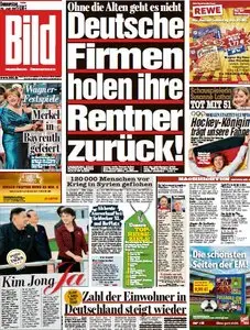 Bild Zeitung vom 26. Juli 2012