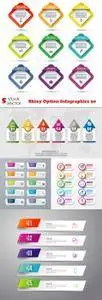 Vectors - Shiny Option Infographics 30