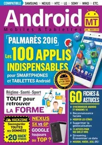 Android Mobiles et Tablettes - Janvier/Mars 2016
