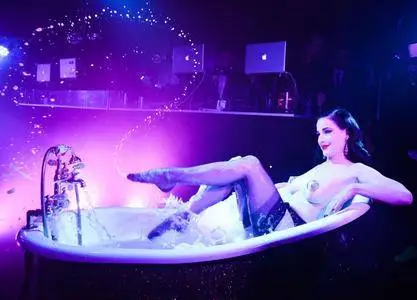 Dita Von Teese at Giorgio Moroder’s 2 Year Anniversary Party in Hollywood