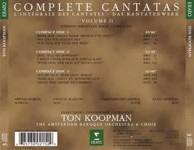 Ton Koopman, Amsterdam Baroque Orchestra & Choir - Johann Sebastian Bach: Complete Cantatas Vol. 11 [3CDs] (2001)