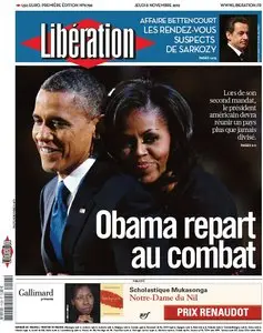 Libération du Jeudi 8 Novembre 2012