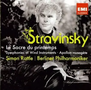 Stravinsky: Rite Of Spring, Apollon Musagete - Rattle, Berlin Philharmonic (2013)