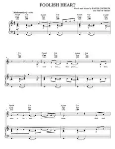 Foolish Heart - Rock Of Ages Musical, Steve Perry (Piano-Vocal-Guitar)