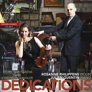 Rosanne Philippens, Julien Quentin - Saint-Saens, Ysaye, Kreisler: Dedications (2016) [Official Digital Download 24/96]