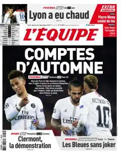 L'equipe du Dimanche 2 Décembre 2018