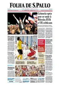 Folha de São Paulo - 17 de março de 2014 - Segunda
