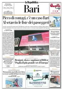 la Repubblica Bari - 30 Agosto 2020