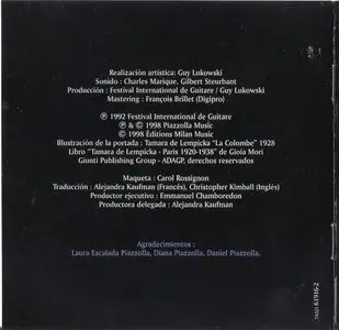 Astor Piazzolla - Hommage A Liege (1992)