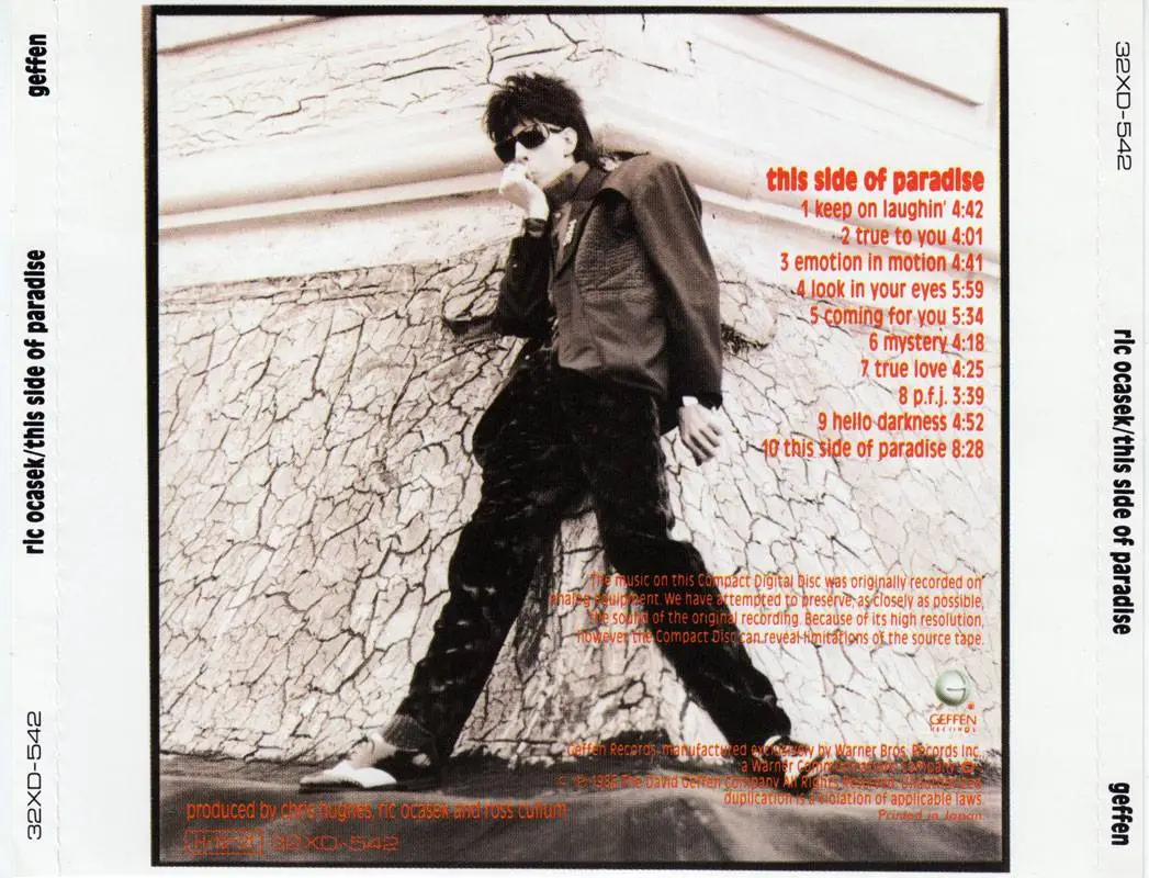 This side of paradise перевод. This Side of Paradise Рик Оказек. Ric Ocasek this Side of Paradise  1986. The Side of Paradise обложка.