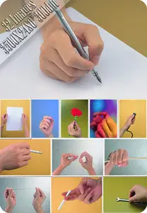 Library Hands Background