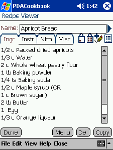 PDACookbook Plus ver.4.6.7