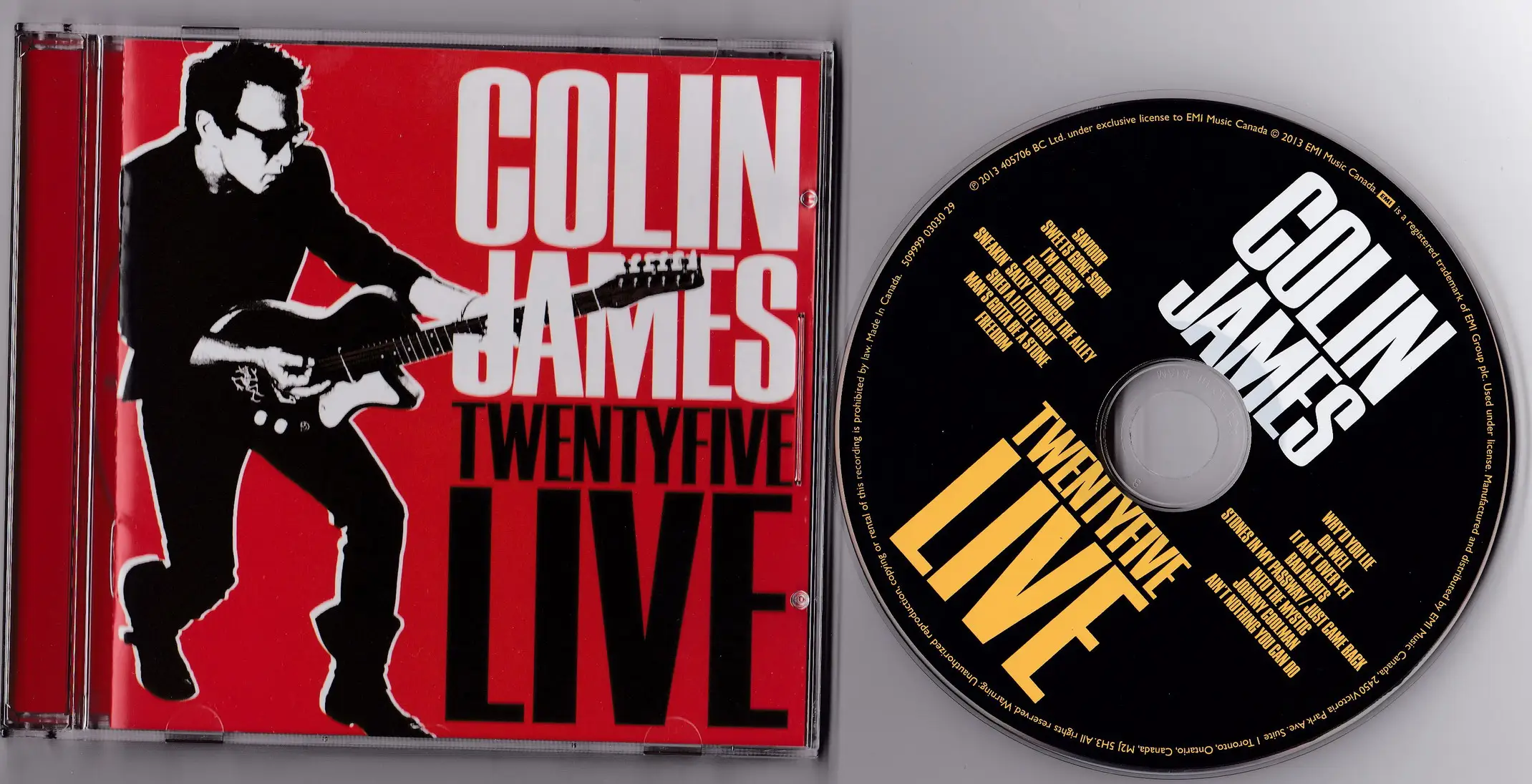 Colin James - Twenty Five Live (2013)