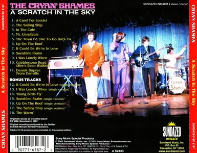 The Cryan' Shames - A Scratch In The Sky (1967) [Special Ed. 2002] Re-up