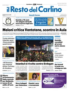 Il Resto del Carlino Ascoli Fermo - 20 Marzo 2025