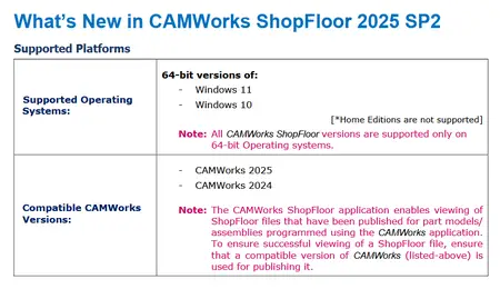CAMWorks ShopFloor 2025 SP2