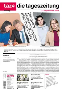 taz die tageszeitung  - 27 September 2024