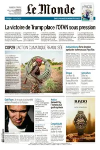 Le Monde du Dimanche 10 et Mardi 12 Novembre 2024