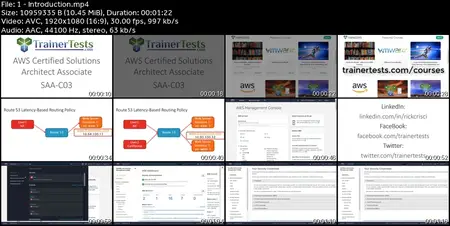 AWS Solutions Architect Associate with Practice Test