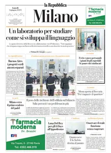 la Repubblica Milano - 3 Giugno 2024