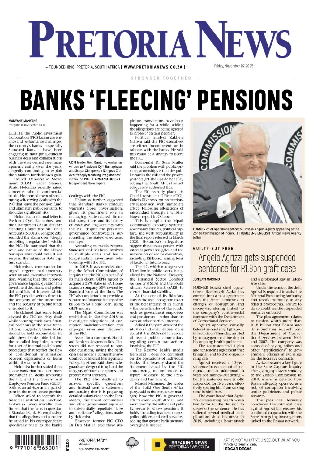 Pretoria News - 7 November 2025