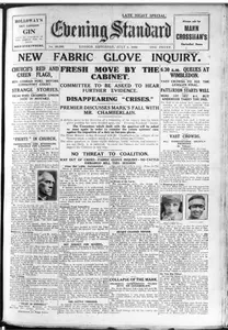 The Evening Standard - 8 July 1922