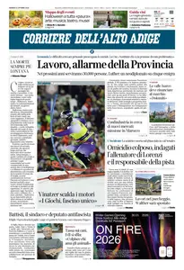 Corriere dell'Alto Adige - 31 Ottobre 2025
