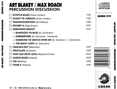 Max Roach – Art Blakey – Percussion Discussion (Appr. 1957) (Chess)