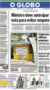 Jornal O Globo - 22 de agosto de 2012 - Quarta