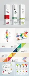 Modern Infographic Templates Vector 2