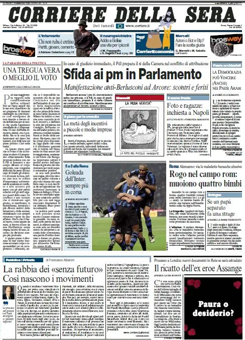 Il Corriere della Sera (07-02-11)