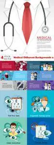 Vectors - Medical Different Backgrounds 2